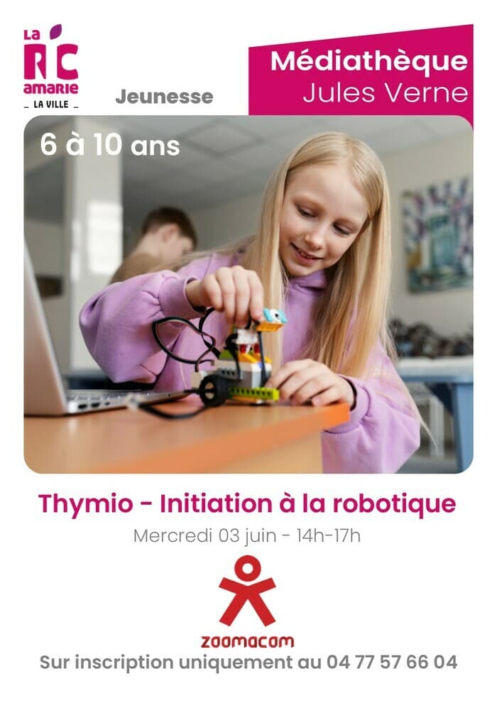 Illustration de l'événement : Initiation à la robotique avec Thymio