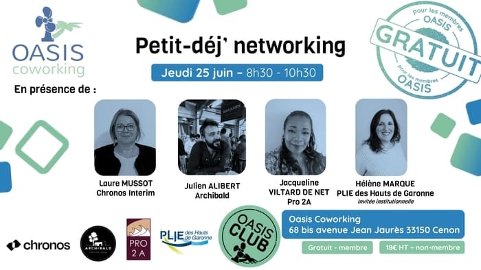 Illustration de l'événement : Petit-déjeuner networking