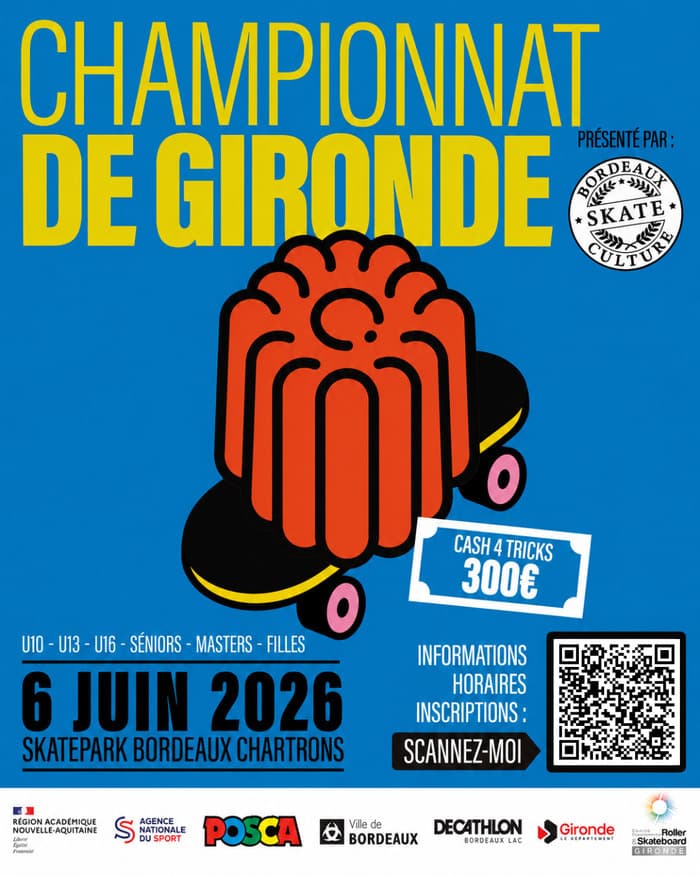 Illustration de l'événement : Championnat de Gironde Skateboard: étape finale