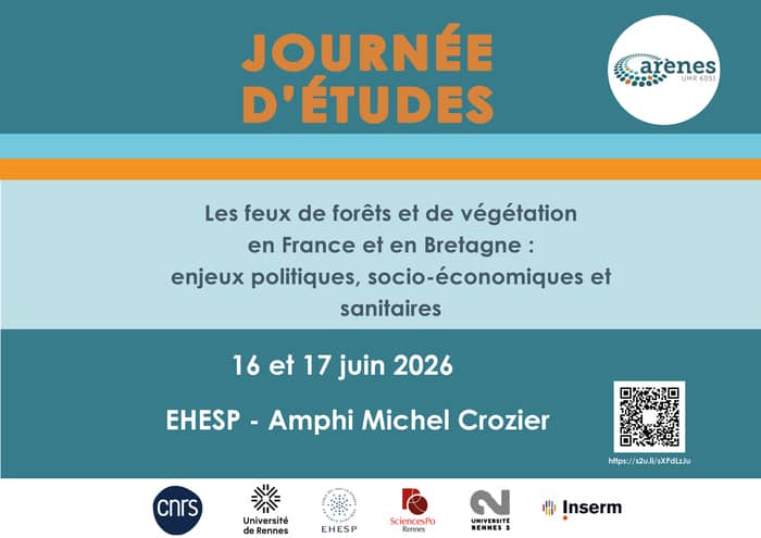 Illustration de l'événement : Les feux de forêts et de végétation en France et en Bretagne : enjeux politiques, socio-économiques et sanitaires