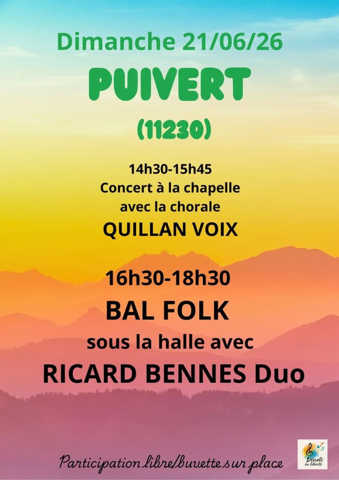 Illustration de l'événement : Bal folk sous la halle de Puivert