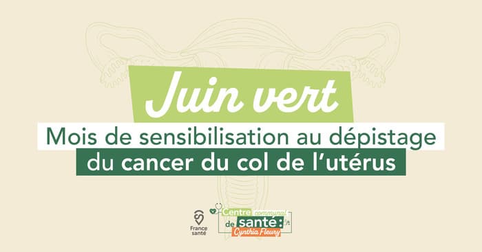 Illustration de l'événement : Juin vert : journée de prévention sur le cancer du col de l'utérus