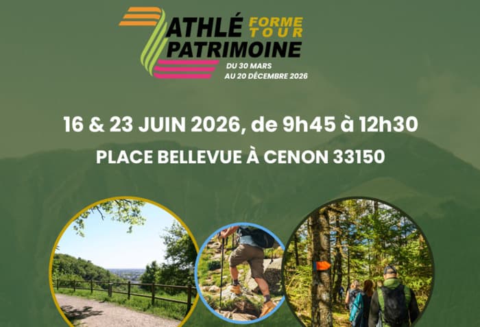 Illustration de l'événement : Athlé Forme Tour Patrimoine 2026