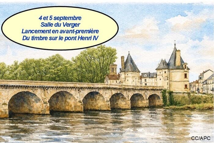 Illustration de l'événement : Lancement en Avant-première Nationale du Timbre de la Poste sur le Pont Henri IV