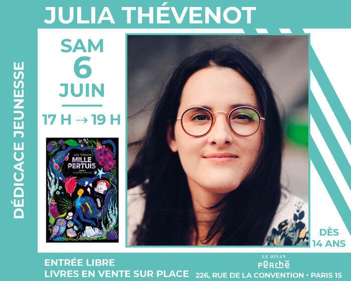 Illustration de l'événement : L'autrice Julia Thévenot signe son nouveau roman « Mille Pertuis Tome 2 : La Sorcière toute nue »