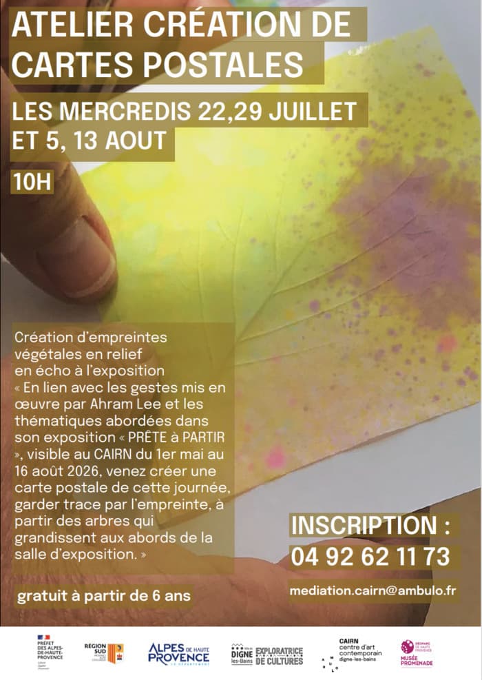 Illustration de l'événement : Atelier création de cartes postales