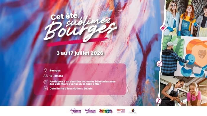 Illustration de l'événement : Cet été, engagez-vous dans un chantier international à Bourges