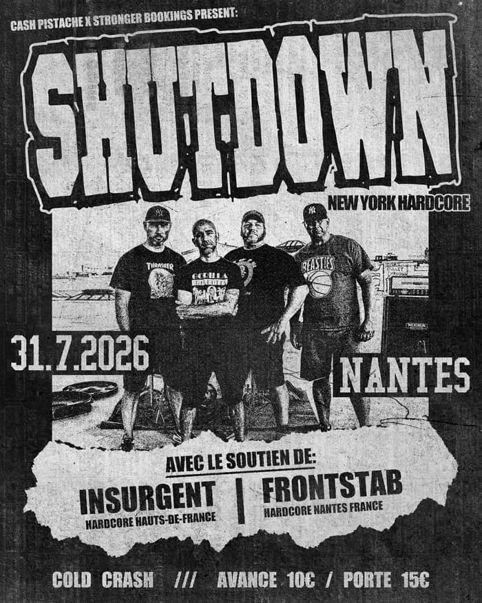 Illustration de l'événement : SHUTDOWN + INSURGENT + FRONTSTAB