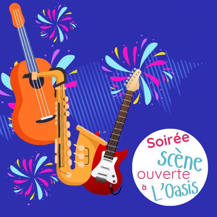 Illustration de l'événement : Soirée scène ouverte de l'Oasis au parc de Mussonville