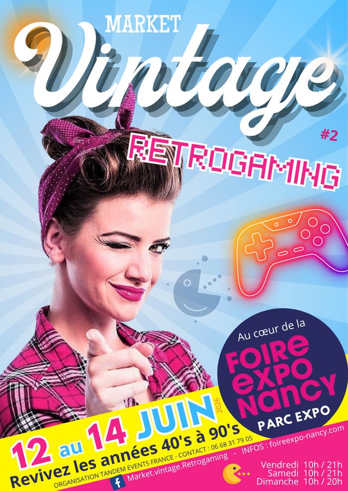 Illustration de l'événement : Market Vintage et Rétrogaming