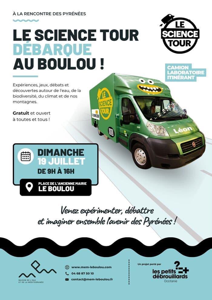 Illustration de l'événement : Le Camion du Science Tour au Boulou