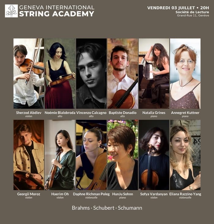 Illustration de l'événement : Geneva International String Academy