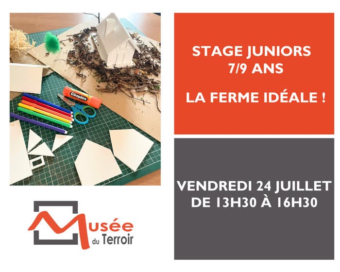 Illustration de l'événement : Stage Juniors 7/9 ans : la ferme idéale !