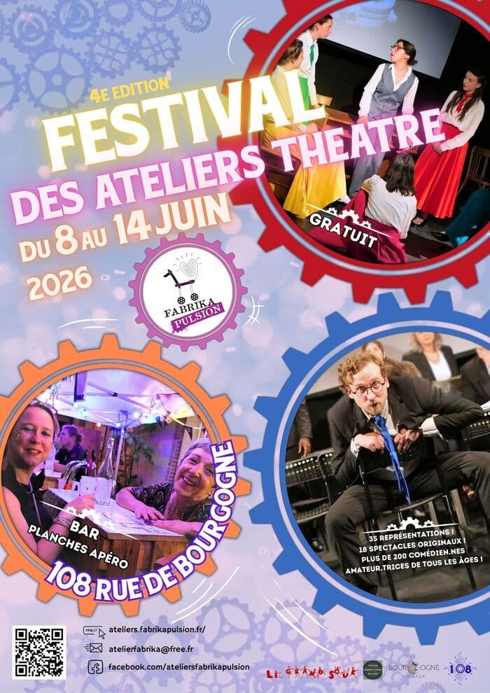 Illustration de l'événement : Festival des ateliers théâtre Fabrika Pulsion