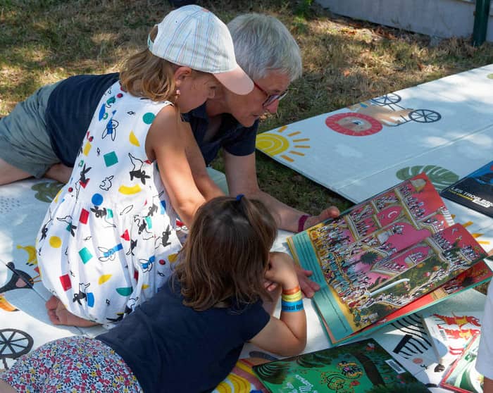 Illustration de l'événement : Lecture au Festival Open’Air au parc de la Coulée Verte