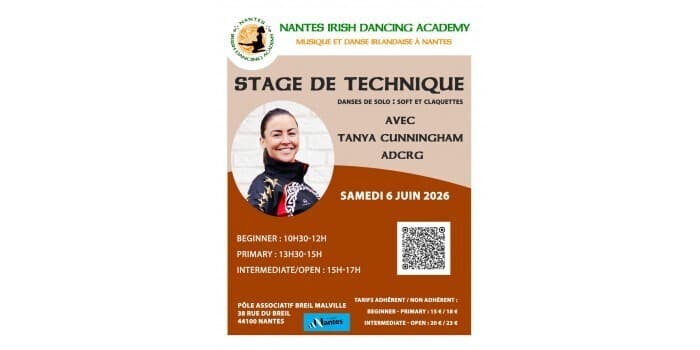 Illustration de l'événement : Danse irlandaise - Stage technique