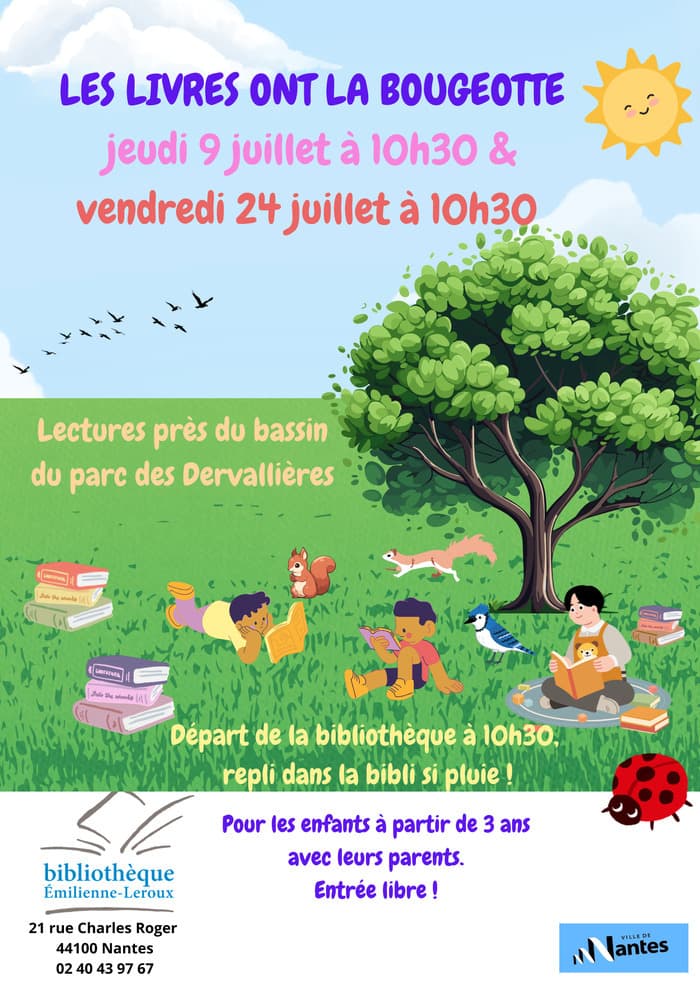 Illustration de l'événement : Les livres ont la bougeotte