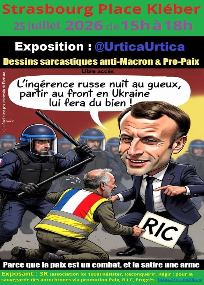 Illustration de l'événement : Expo @UrticaUrtica : "l’artiste contemporain qui dessina la décadence de l’occident !"