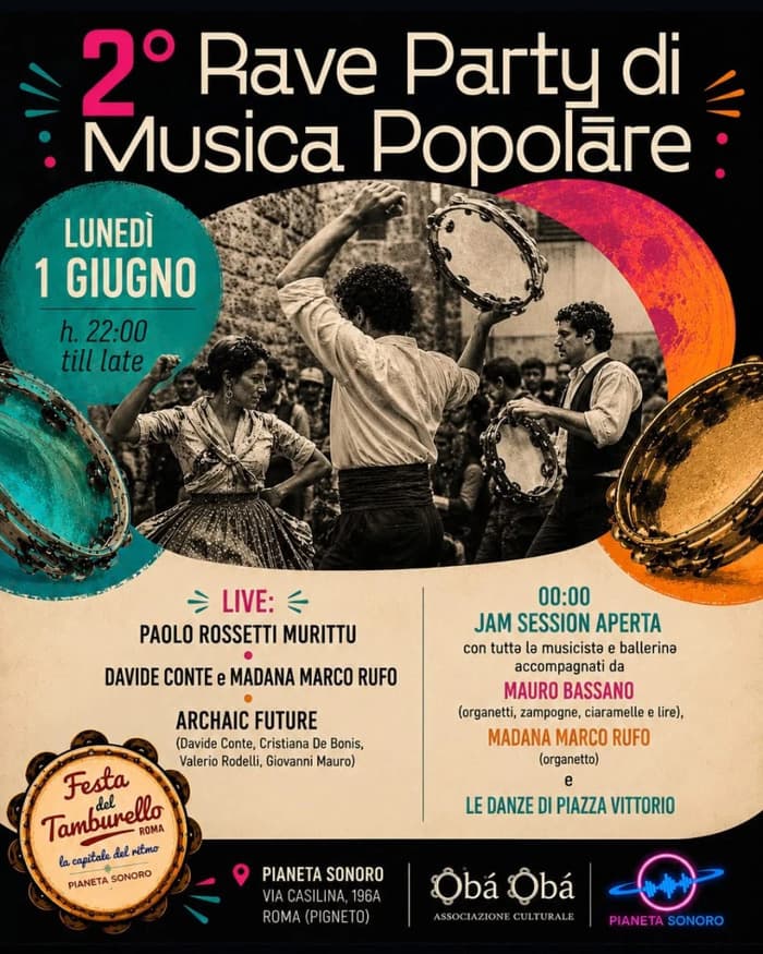 Illustration de l'événement : Festa del Tamburello 2a Rave Party
