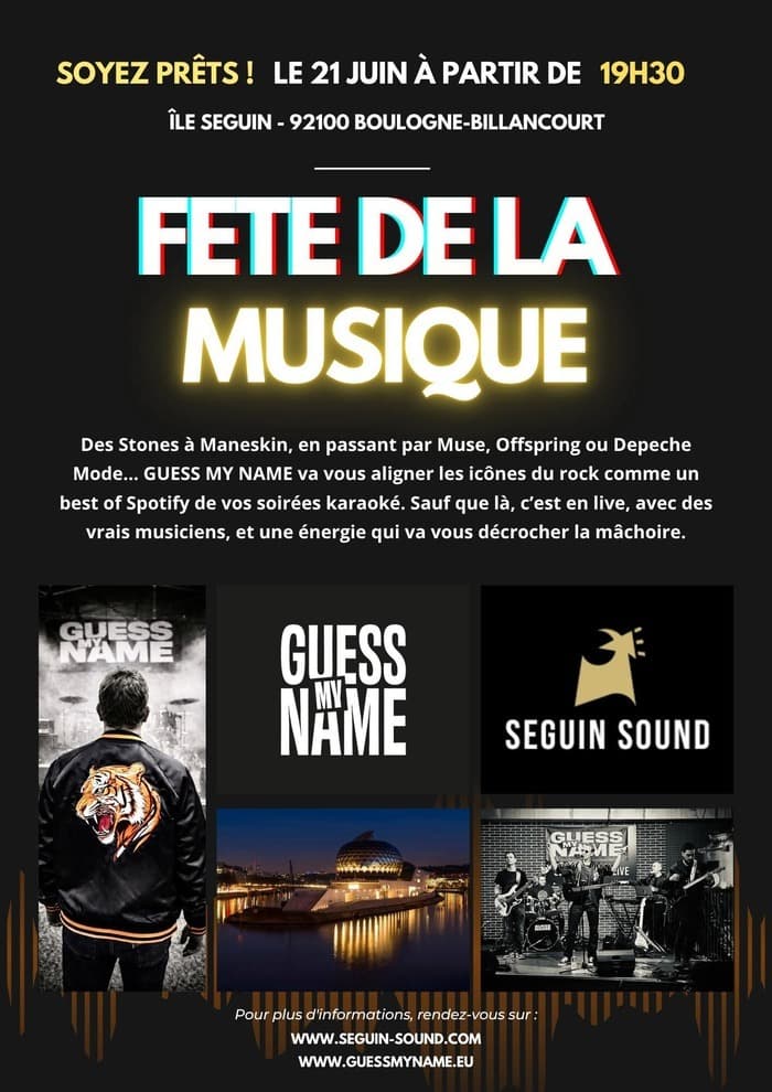 Illustration de l'événement : Guess My Name (Rock)