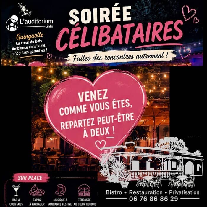 Illustration de l'événement : ✨ SOIRÉE CÉLIBATAIRE : RENCONTRES, JEUX & FUN ! ✨