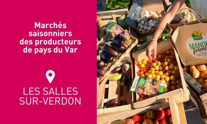 Illustration de l'événement : 83 - Marchés des Producteurs de Pays des SALLES-SUR-VERDON