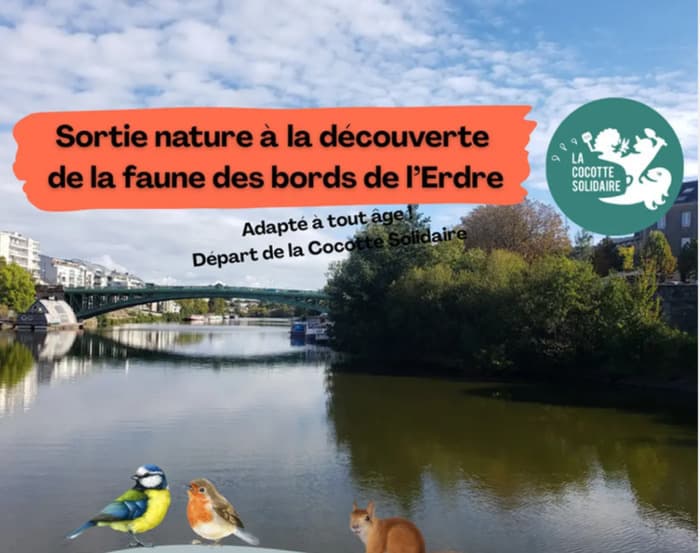 Illustration de l'événement : Balade découverte de la faune & flore avec la maison de l'Erdre !