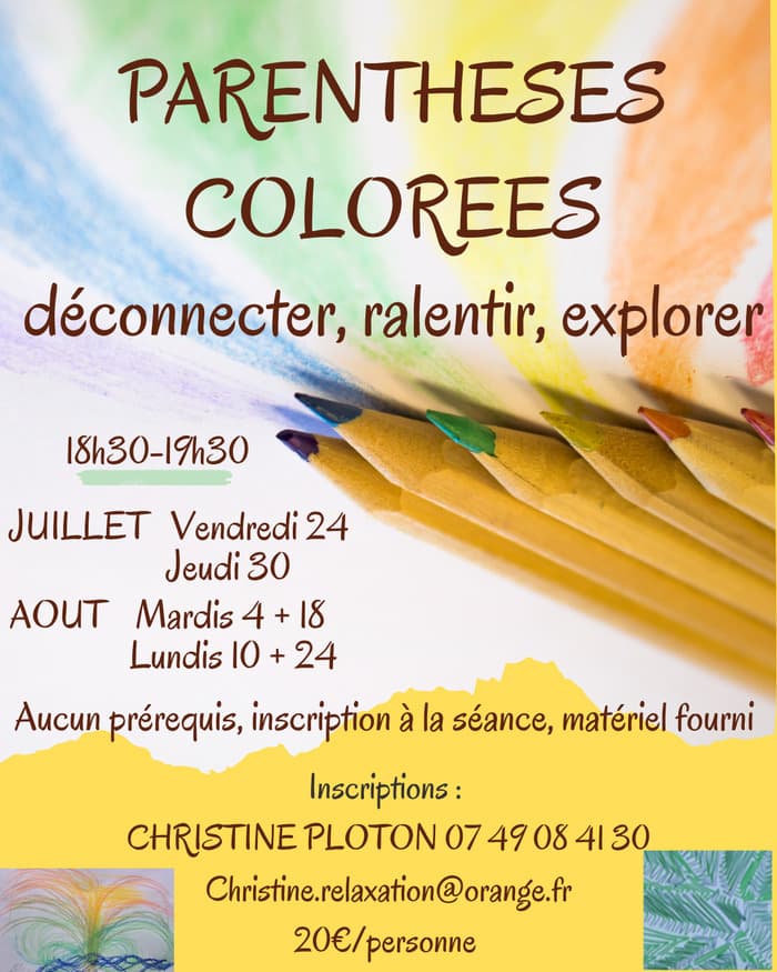Illustration de l'événement : PARENTHESES COLOREES