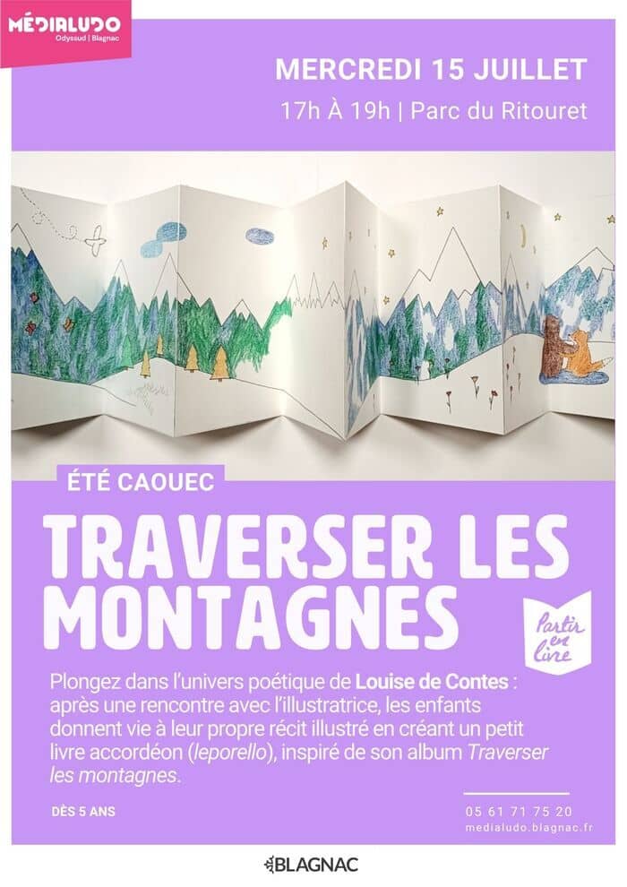 Illustration de l'événement : Atelier "Traverser les montagnes" - Mercredi 15 juillet