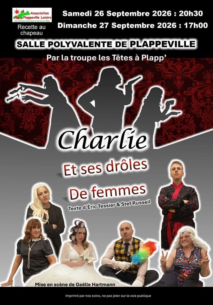 Illustration de l'événement : THÉÂTRE - CHARLIE ET SES DRÔLES DE FEMMES