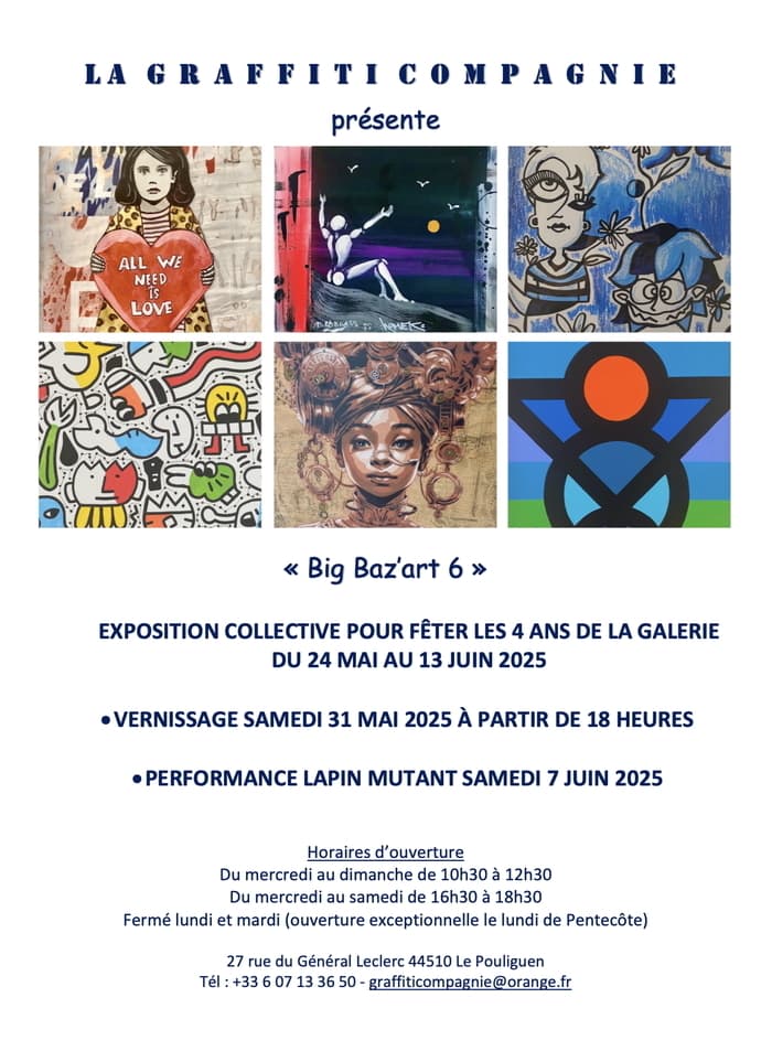 Illustration de l'événement : La Graffiti Compagnie présente "Big Baz'art 6"
