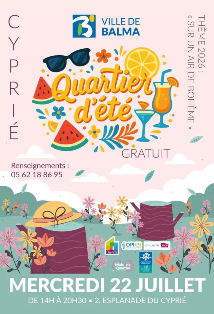 Illustration de l'événement : Quartier d’été du Cyprié - Mercredi 22 juillet