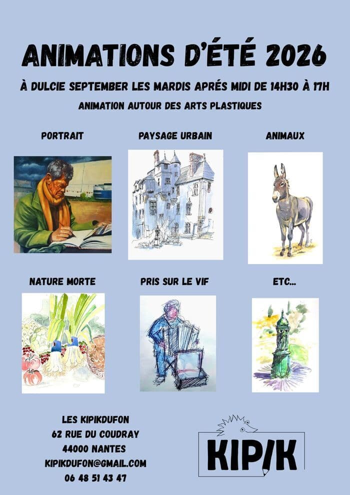 Illustration de l'événement : KipikDufon – Animation autour des arts plastiques