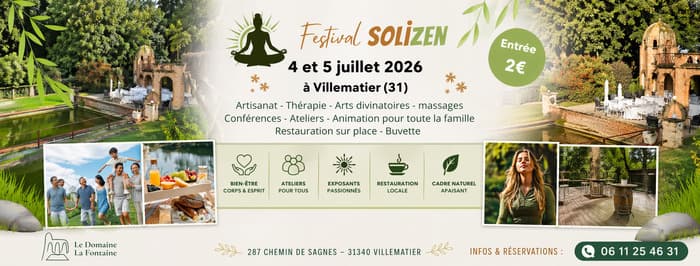 Illustration de l'événement : FESTIVAL SOLIZEN AU DOMAINE LA FONTAINE