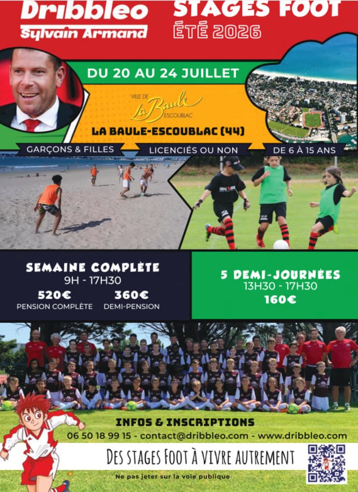 Illustration de l'événement : Stage de foot - Eté 2026