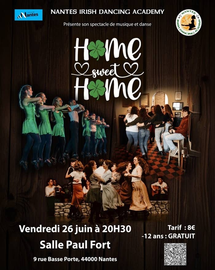 Illustration de l'événement : Spectacle de musique et danse irlandaises "HOME SWEET HOME"