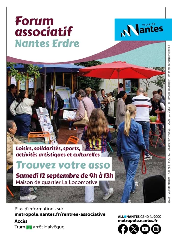 Illustration de l'événement : Forum des associations du quartier Nantes Erdre