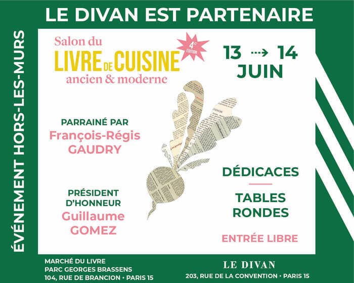Illustration de l'événement : Salon du livre de cuisine sous le parrainage de François-Régis Gaudry !