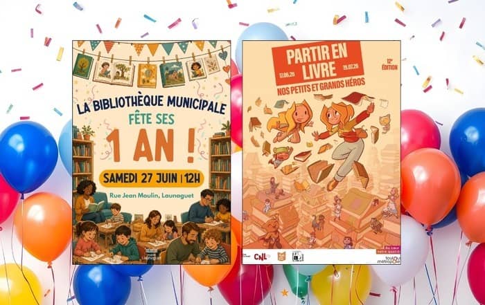 Illustration de l'événement : La bibliothèque fête ses 1 an !