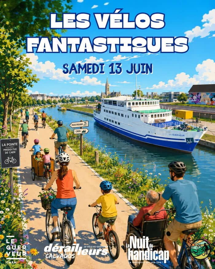 Illustration de l'événement : Balade festive pour tous vers le village de la Nuit du Handicap à Ouistreham