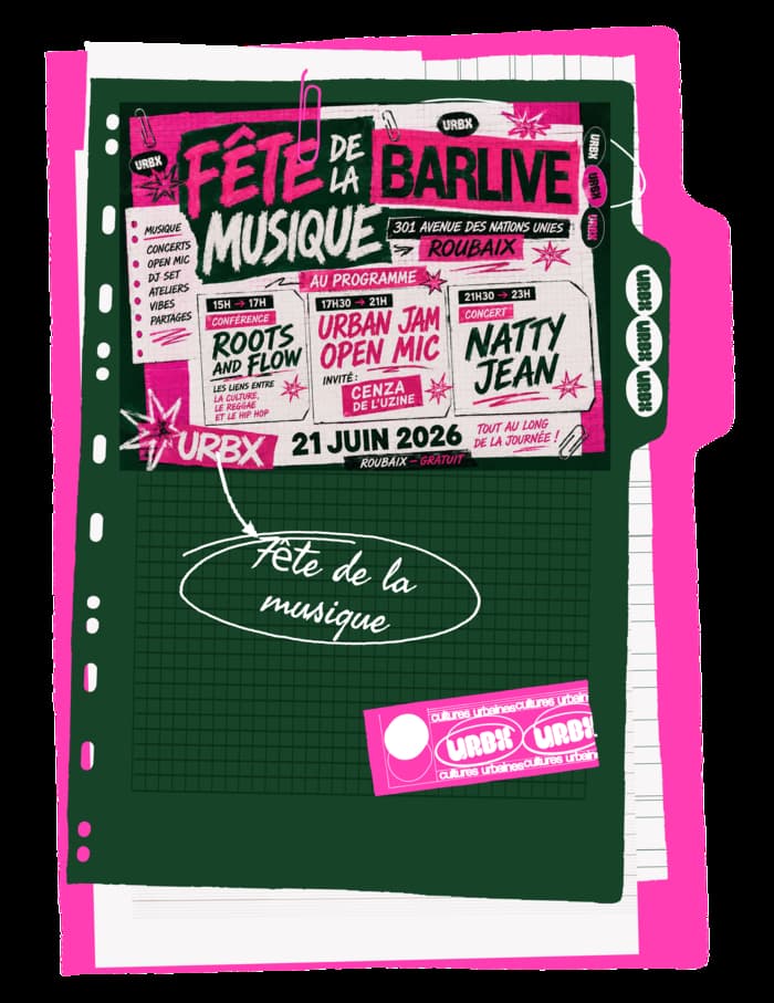 Illustration de l'événement : URBX Festival - Fête de la Musique au Bar Live