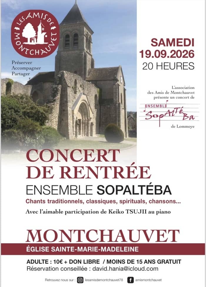 Illustration de l'événement : Concert de rentrée de l’Ensemble Sopaltéba de Lommoye