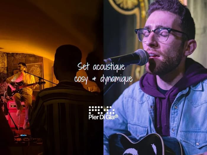 Illustration de l'événement : Showcase pop avec Pier di Gia chez Rémi à Courbevoie – 20 juin