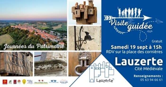 Illustration de l'événement : Visite guidée de la cité médiévale de Lauzerte