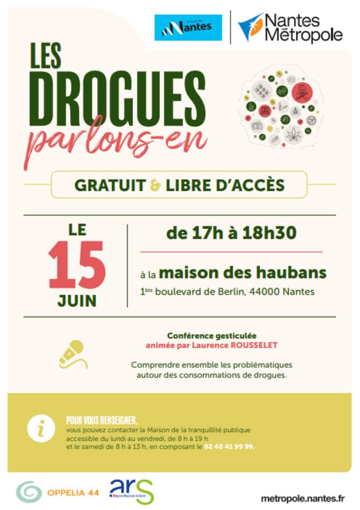 Illustration de l'événement : Conférence gesticulée "Les drogues, parlons-en !"
