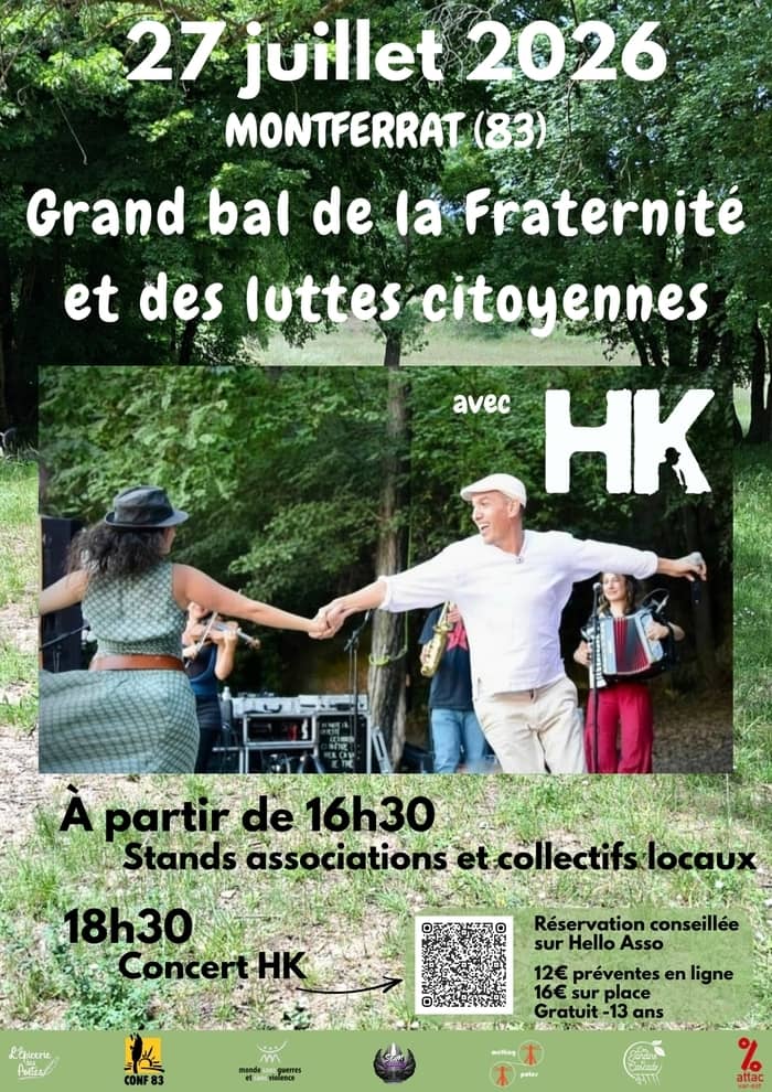 Illustration de l'événement : 27 juillet 2026 - HK en concert à Montferrat (83)