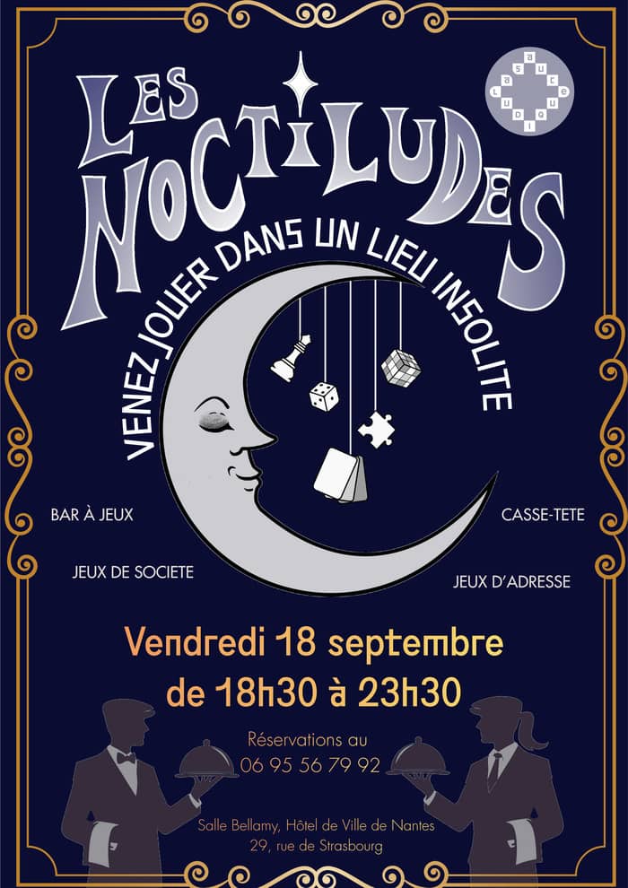 Illustration de l'événement : Noctiludes : bar à jeux dans un lieu insolite !