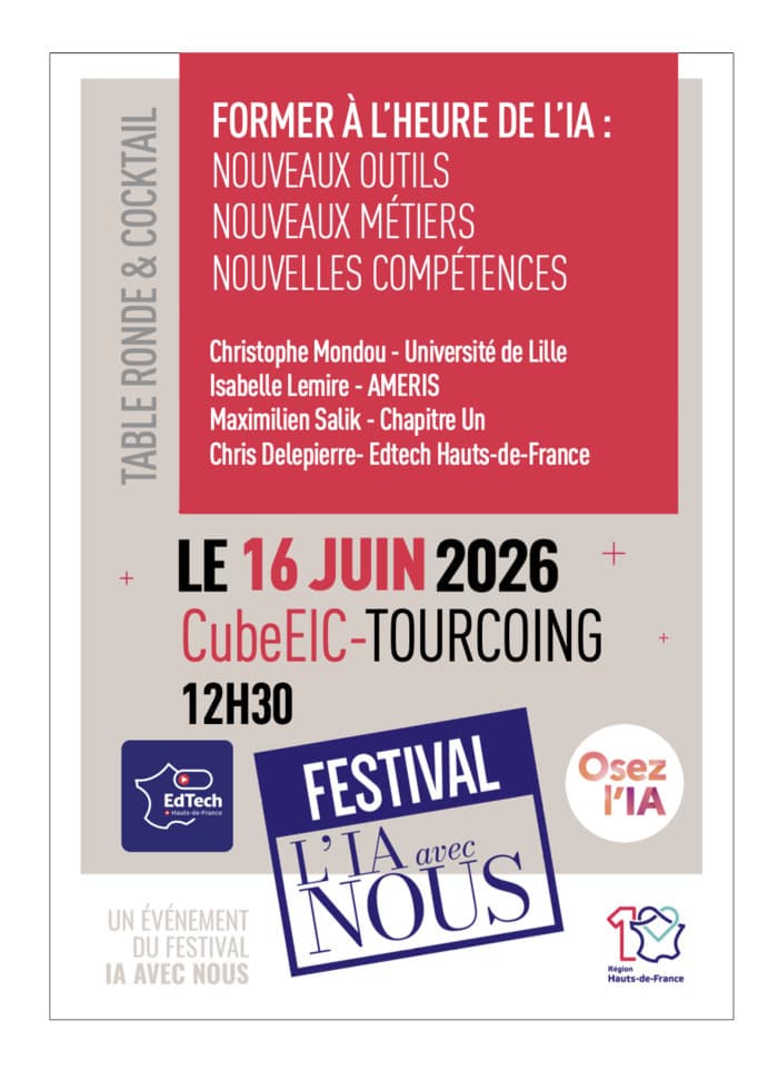 Illustration de l'événement : Conférence Former à l'heure de l'IA : nouveaux outils, nouveaux métiers, nouvelles compétences