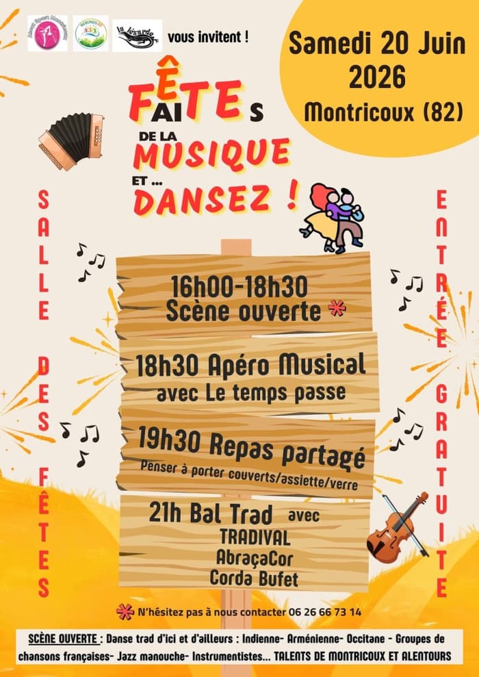 Illustration de l'événement : Faites de la musique et dansez
