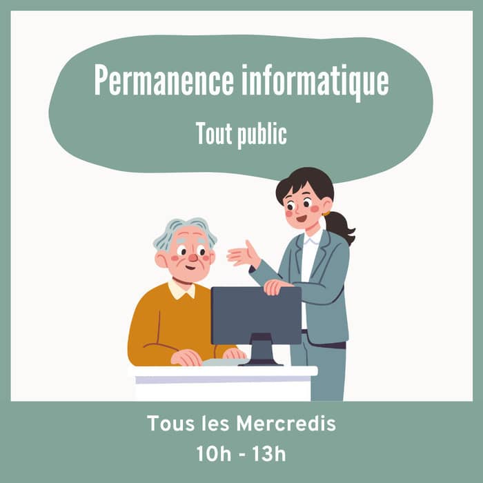 Illustration de l'événement : Permanence informatique